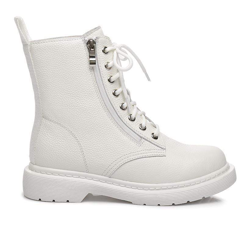 Ellen Black Leather Women Boots - Image 11