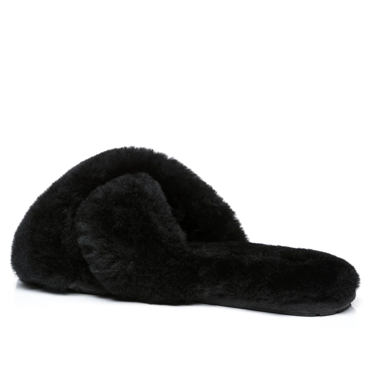 Premium Cross Fluff UGG Slides - Image 11