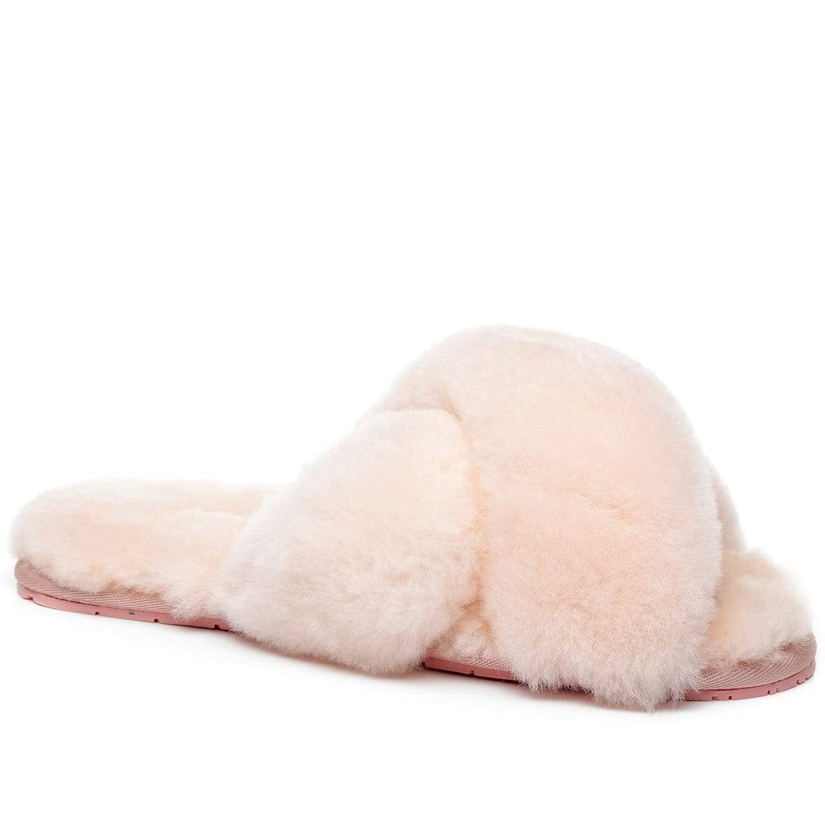 Premium Cross Fluff UGG Slides - Image 16