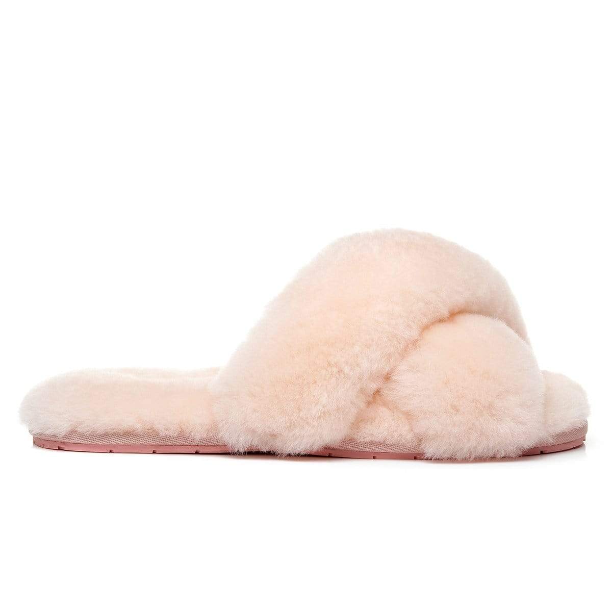 Premium Cross Fluff UGG Slides - Image 18
