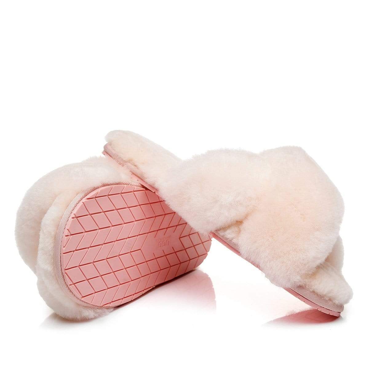 Premium Cross Fluff UGG Slides - Image 21