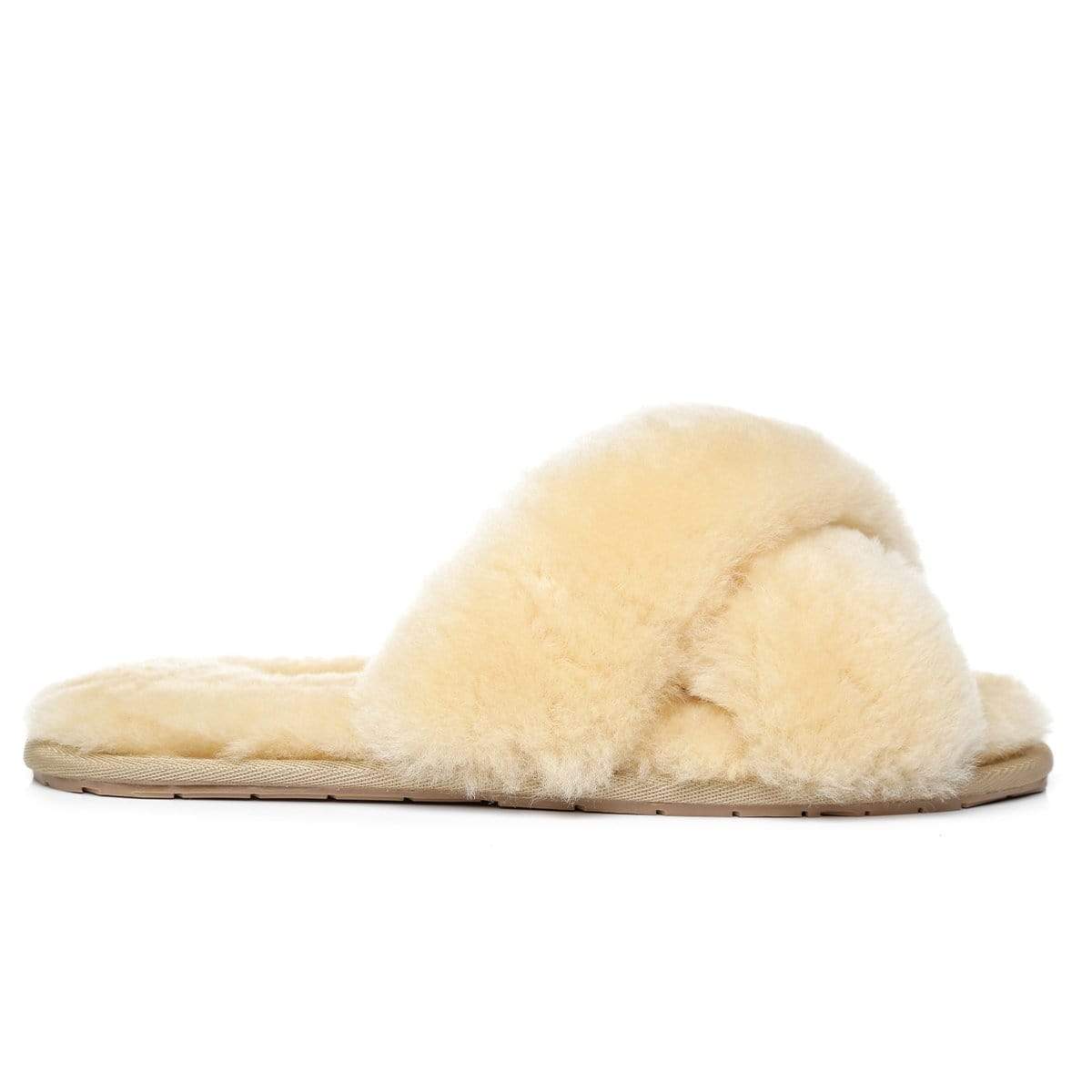 Premium Cross Fluff UGG Slides - Image 22