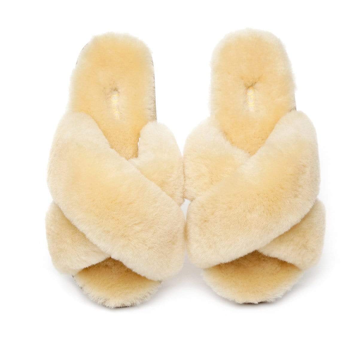 Premium Cross Fluff UGG Slides - Image 27