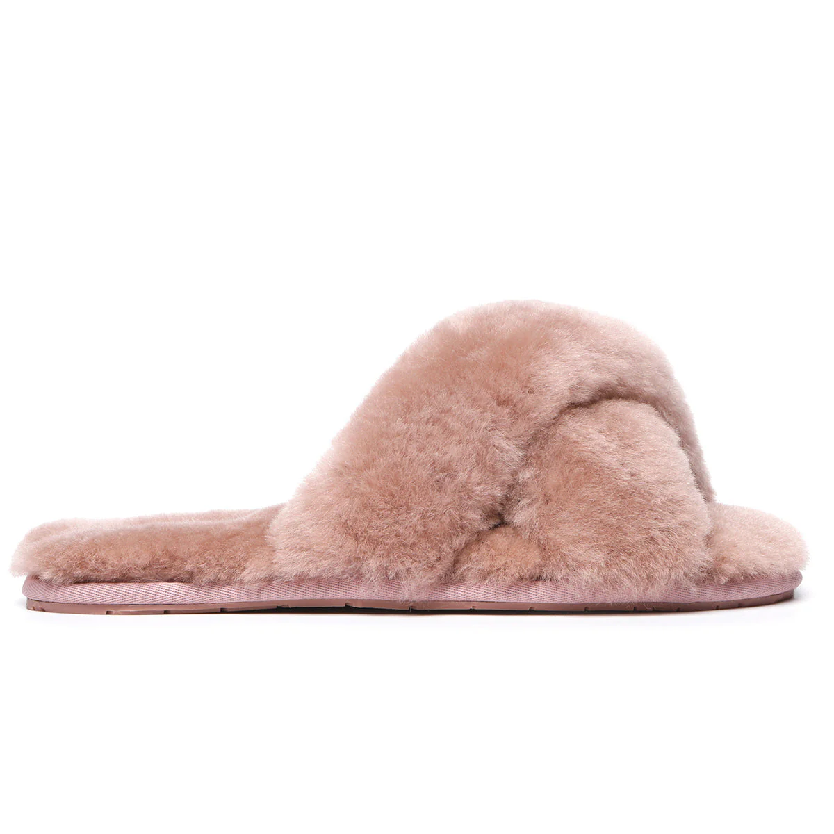 Premium Cross Fluff UGG Slides - Image 29