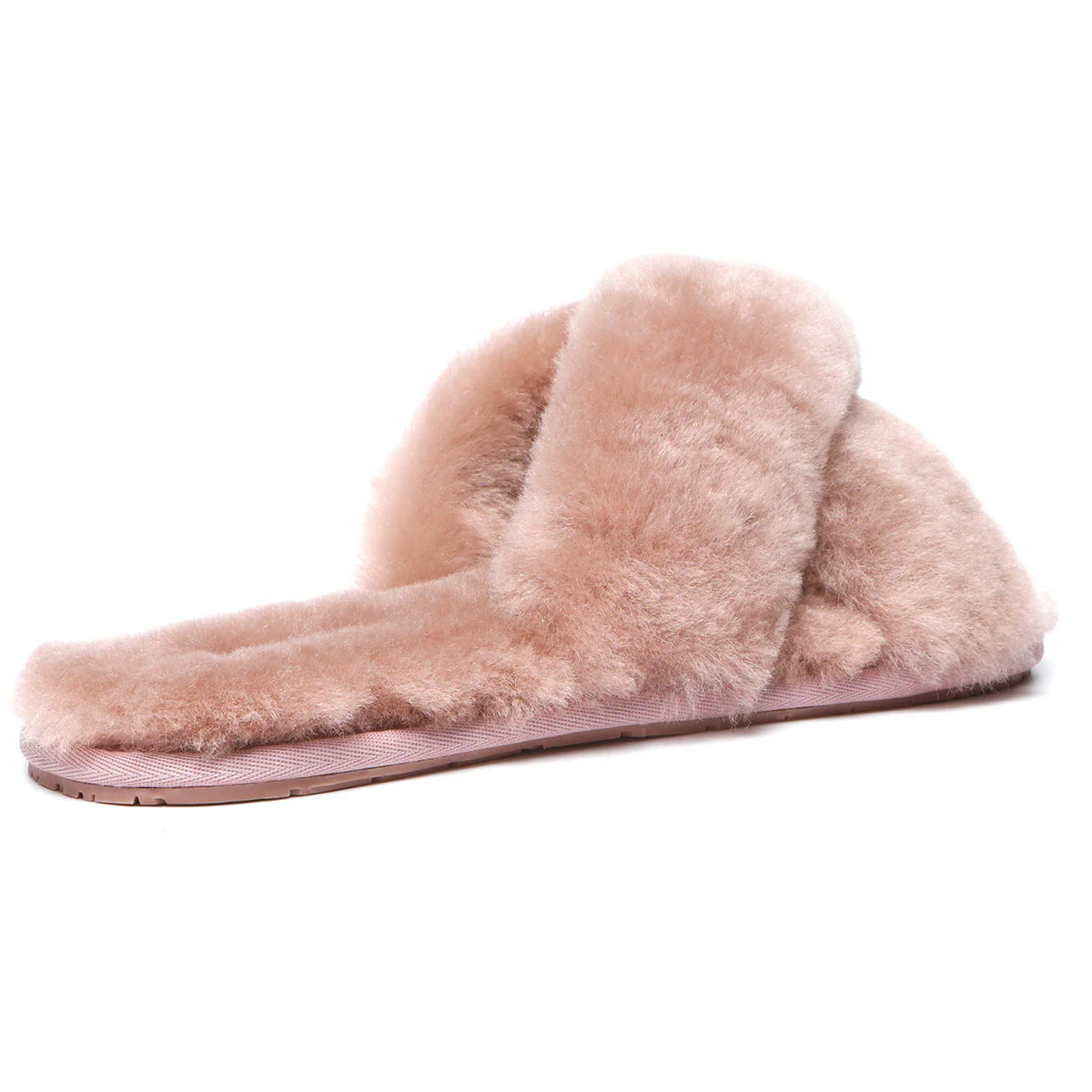 Premium Cross Fluff UGG Slides - Image 32