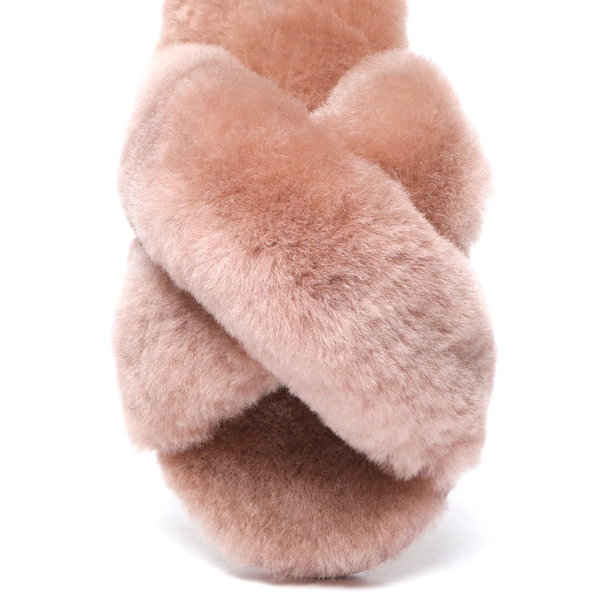 Premium Cross Fluff UGG Slides - Image 34