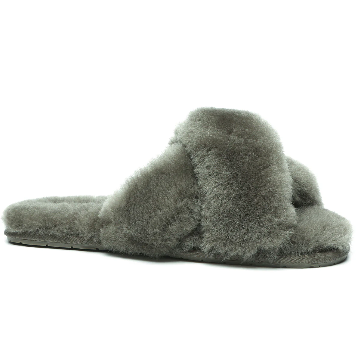 Premium Cross Fluff UGG Slides - Image 40