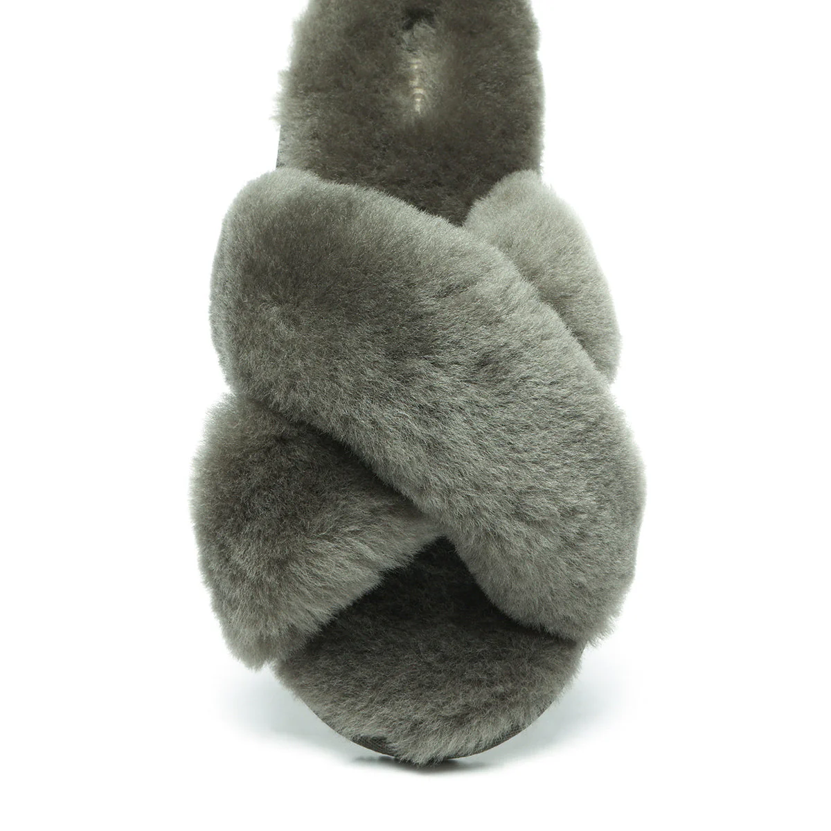 Premium Cross Fluff UGG Slides - Image 43