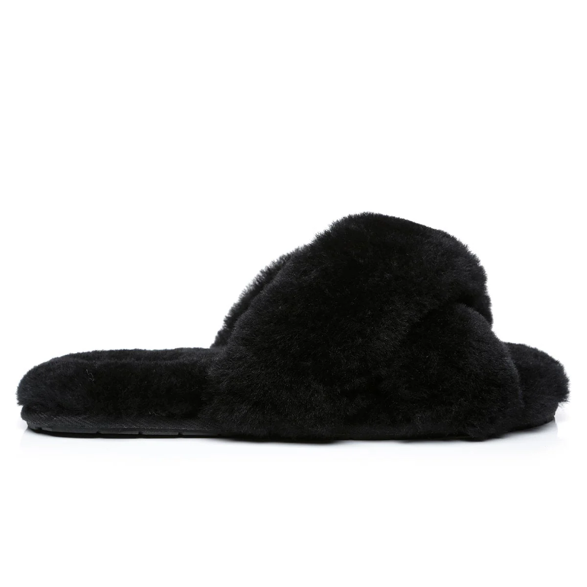 Premium Cross Fluff UGG Slides - Image 8
