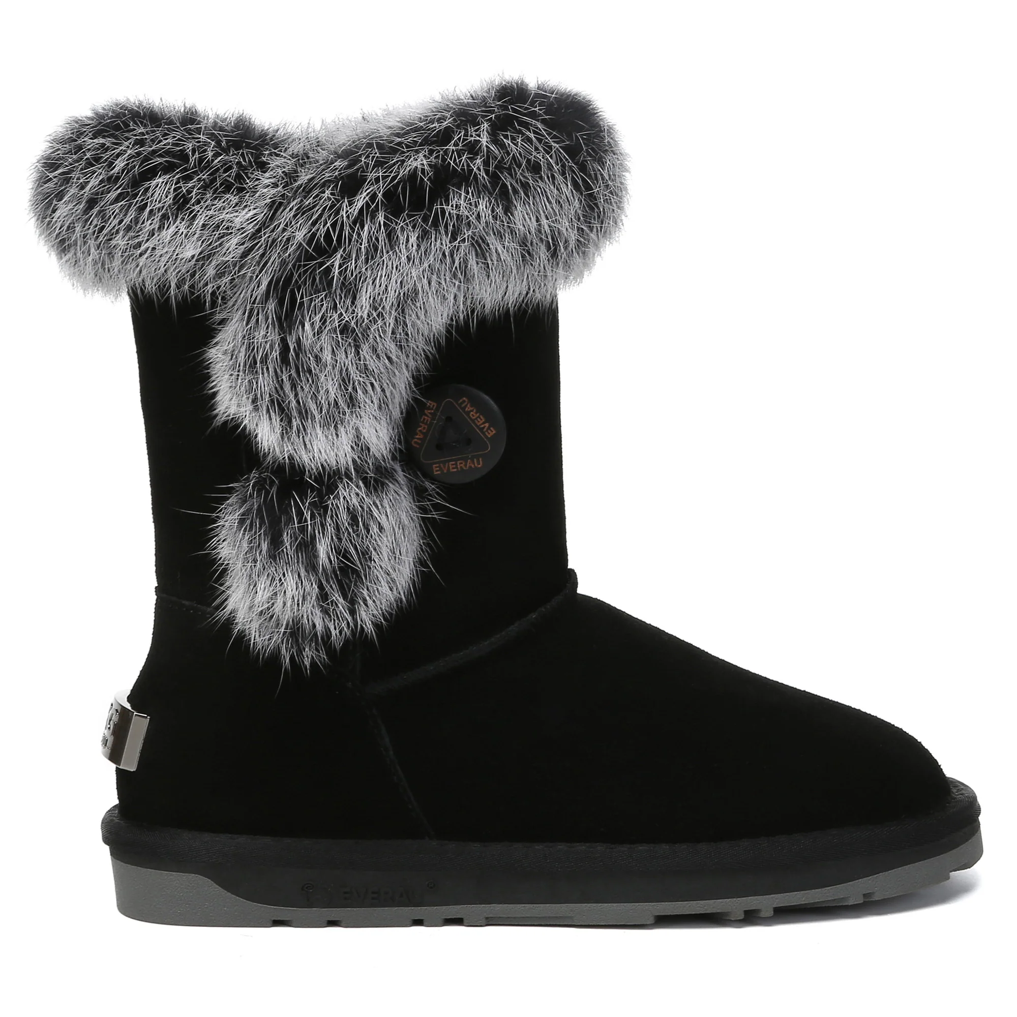 Premium Foxy Button Fur UGG Boots - Image 6