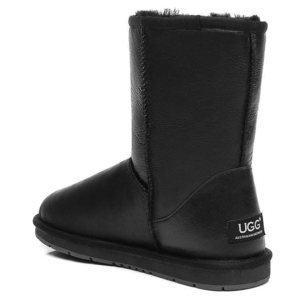 Premium Short Napa Leather UGG Boots - Image 4