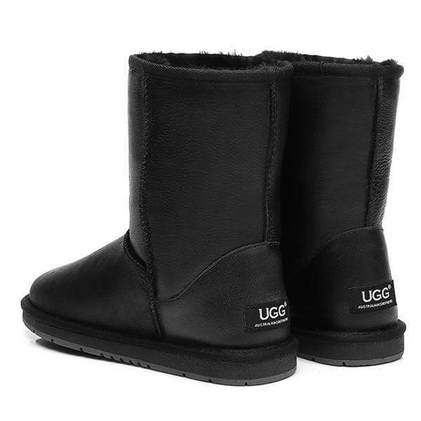 Premium Short Napa Leather UGG Boots - Image 5