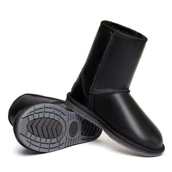 Premium Short Napa Leather UGG Boots - Image 6