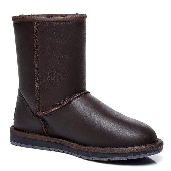 Premium Short Napa Leather UGG Boots - Image 8
