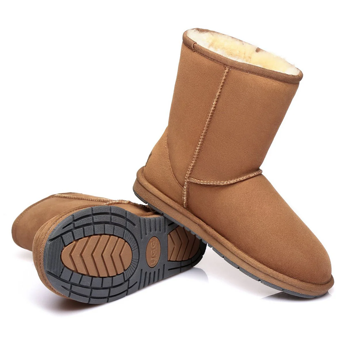 Short Classic Suede UGG Boots - Image 4