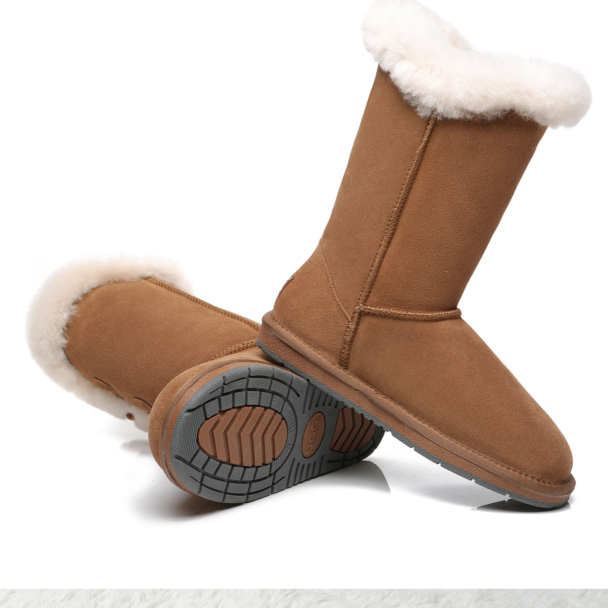 Tall 3-Buttons Toggle UGG Boots - Image 6