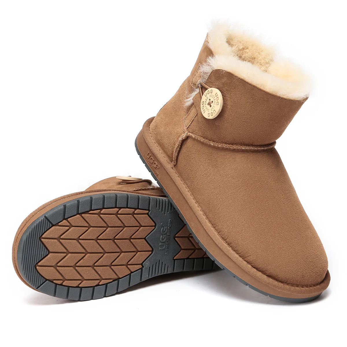 Mini Button UGG Boots - Image 8