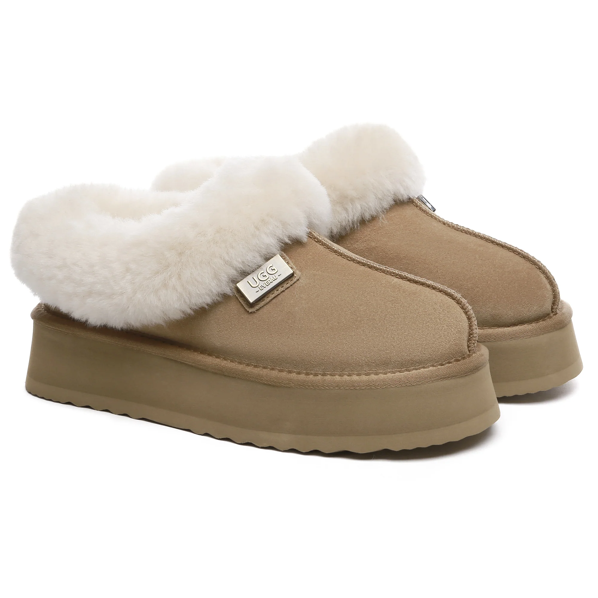 UGG Platform Ankle Slippers - Image 4