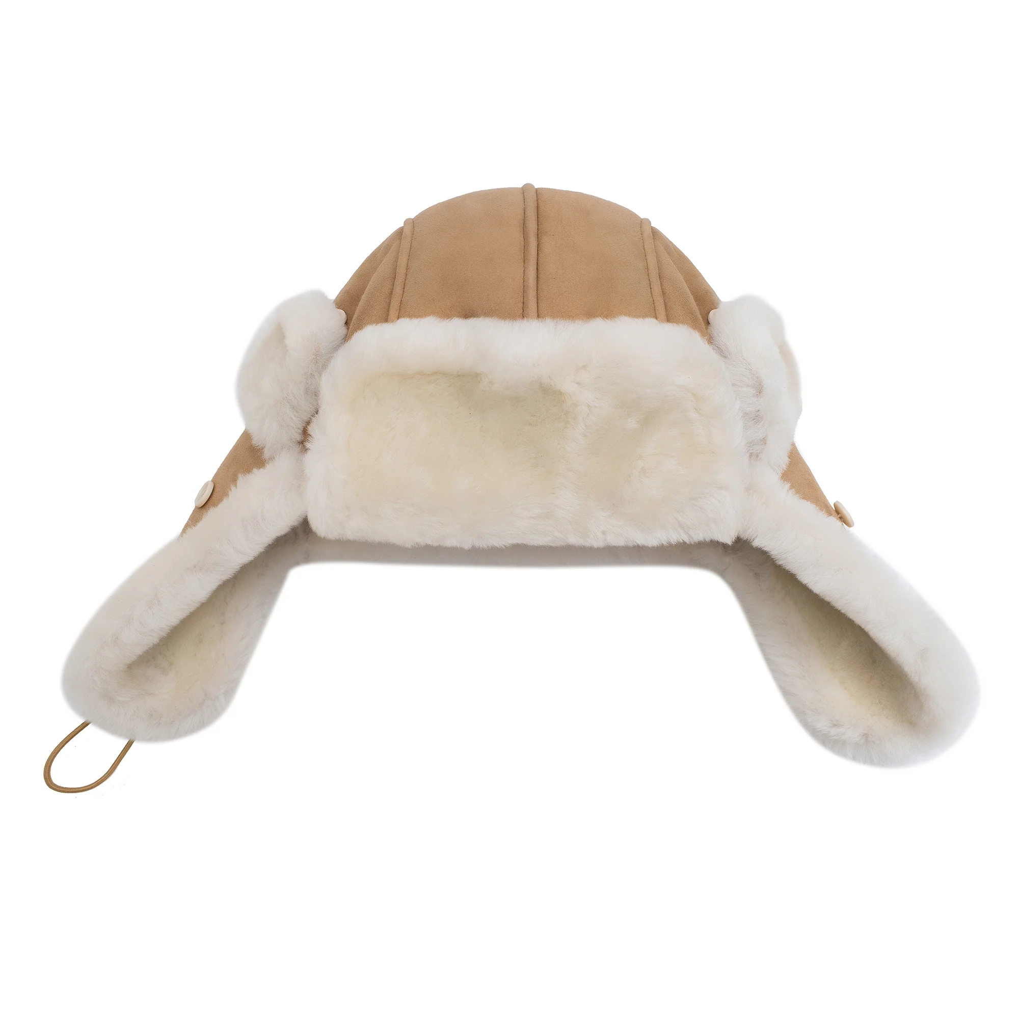 UGG Sheepskin Adjustable Aviator Hat - Image 3
