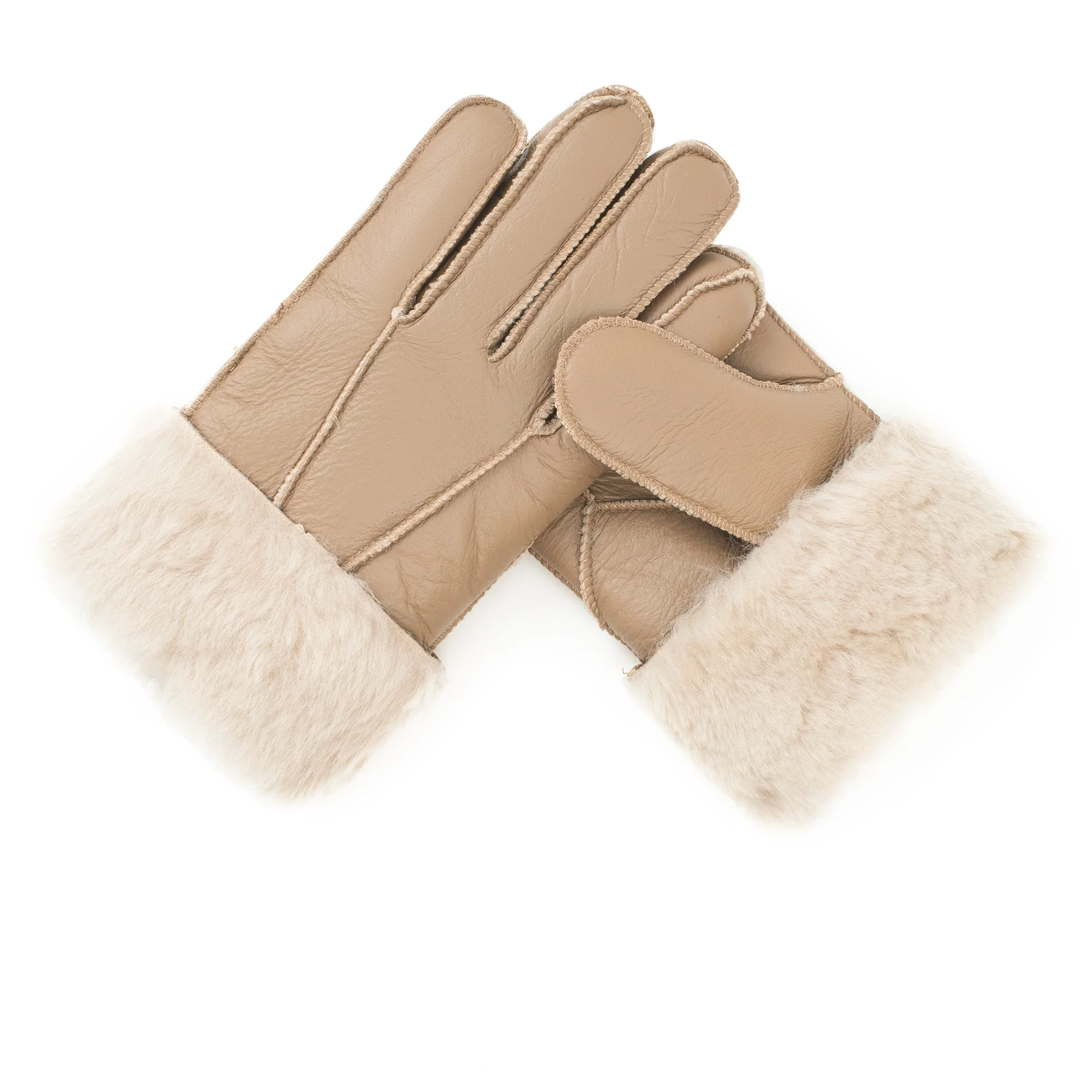 UGG Sheepskin Leather Gloves - Image 5