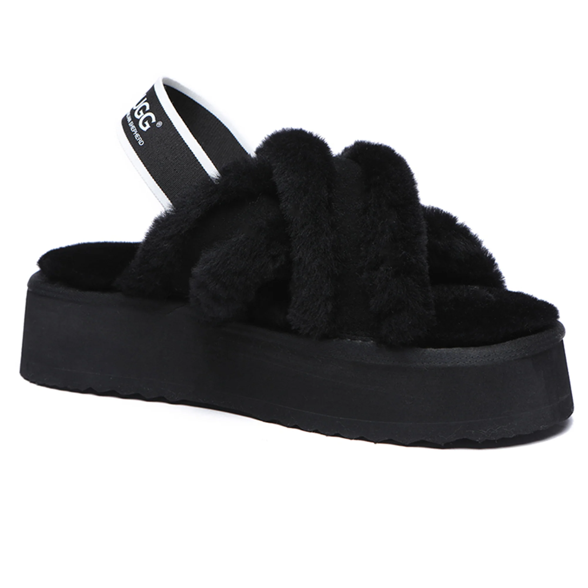 UGG Women Platform Cross Slides - Image 13