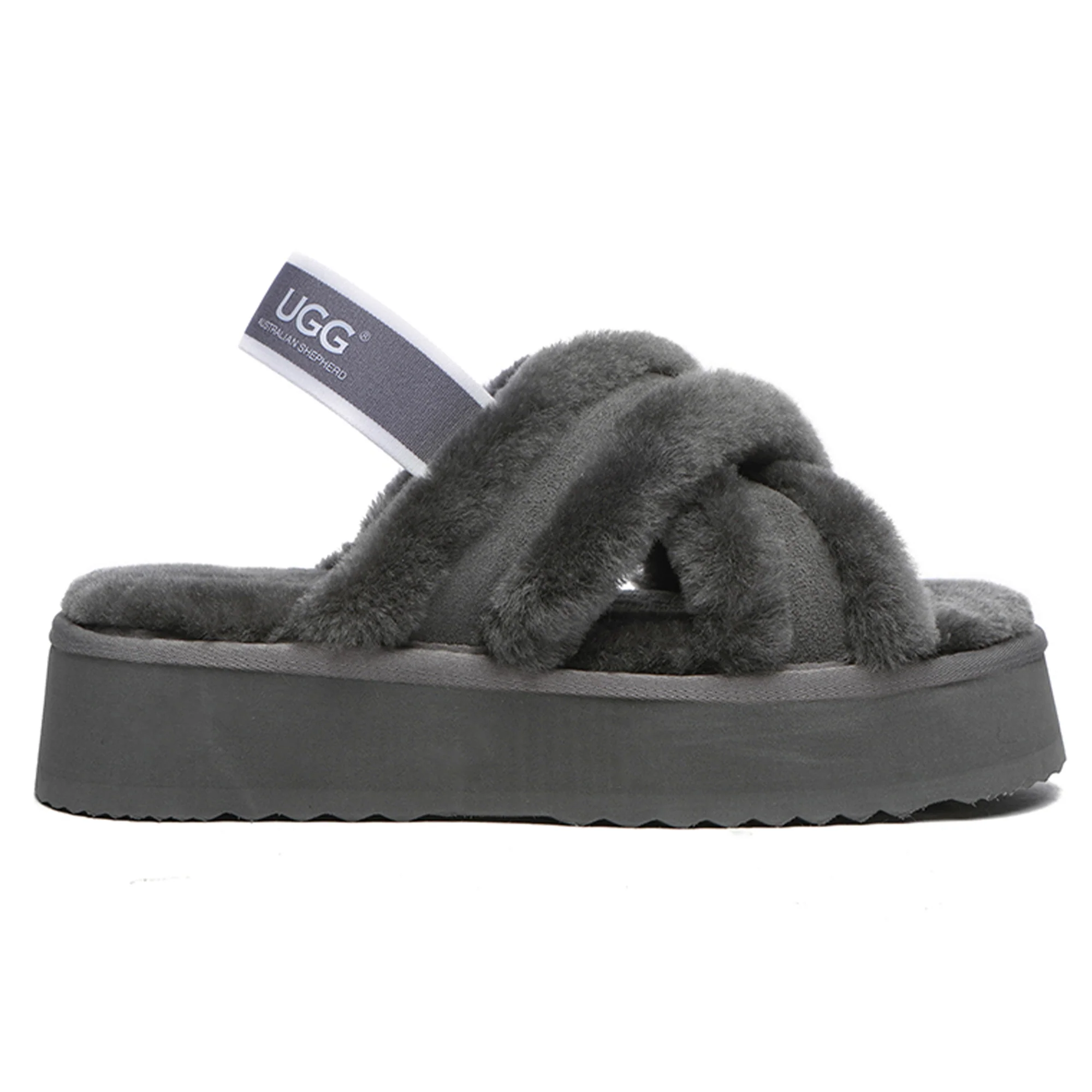 UGG Women Platform Cross Slides - Image 16