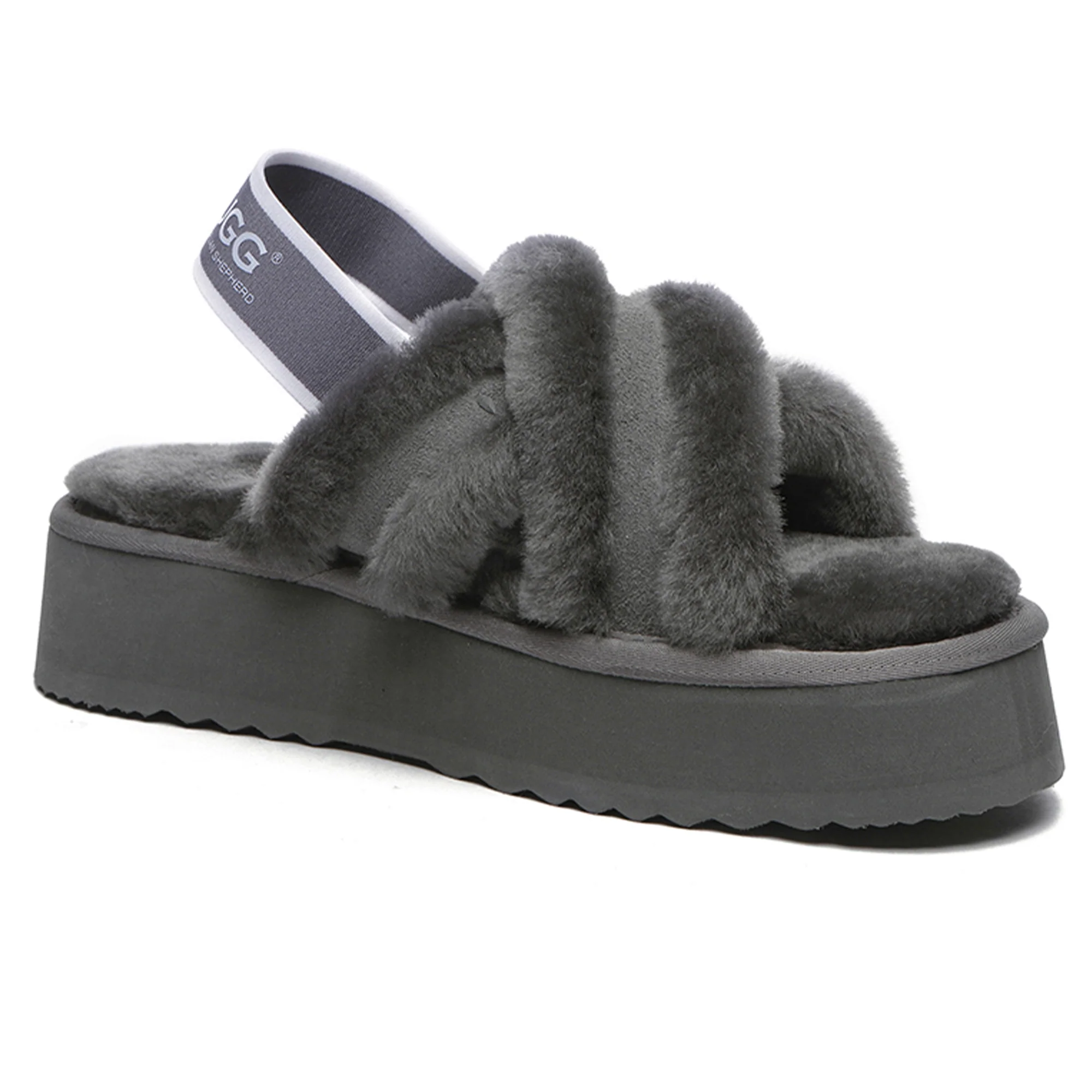 UGG Women Platform Cross Slides - Image 18