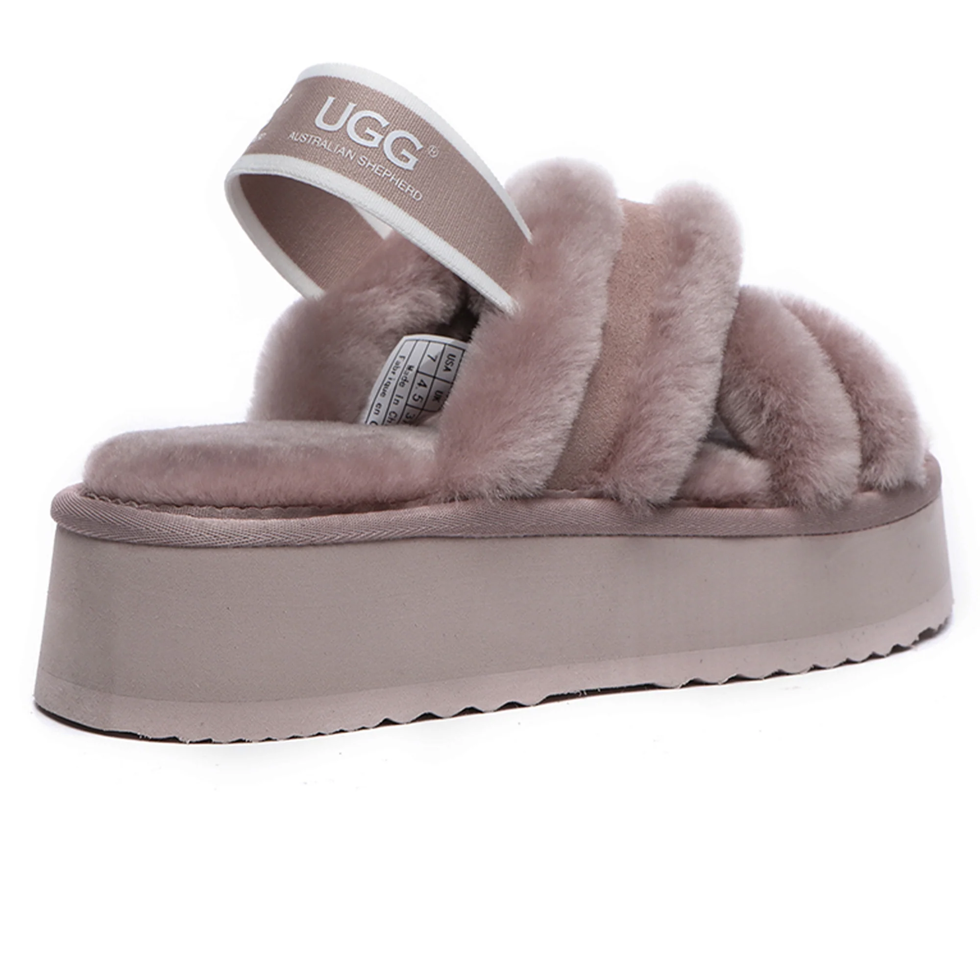 UGG Women Platform Cross Slides - Image 3