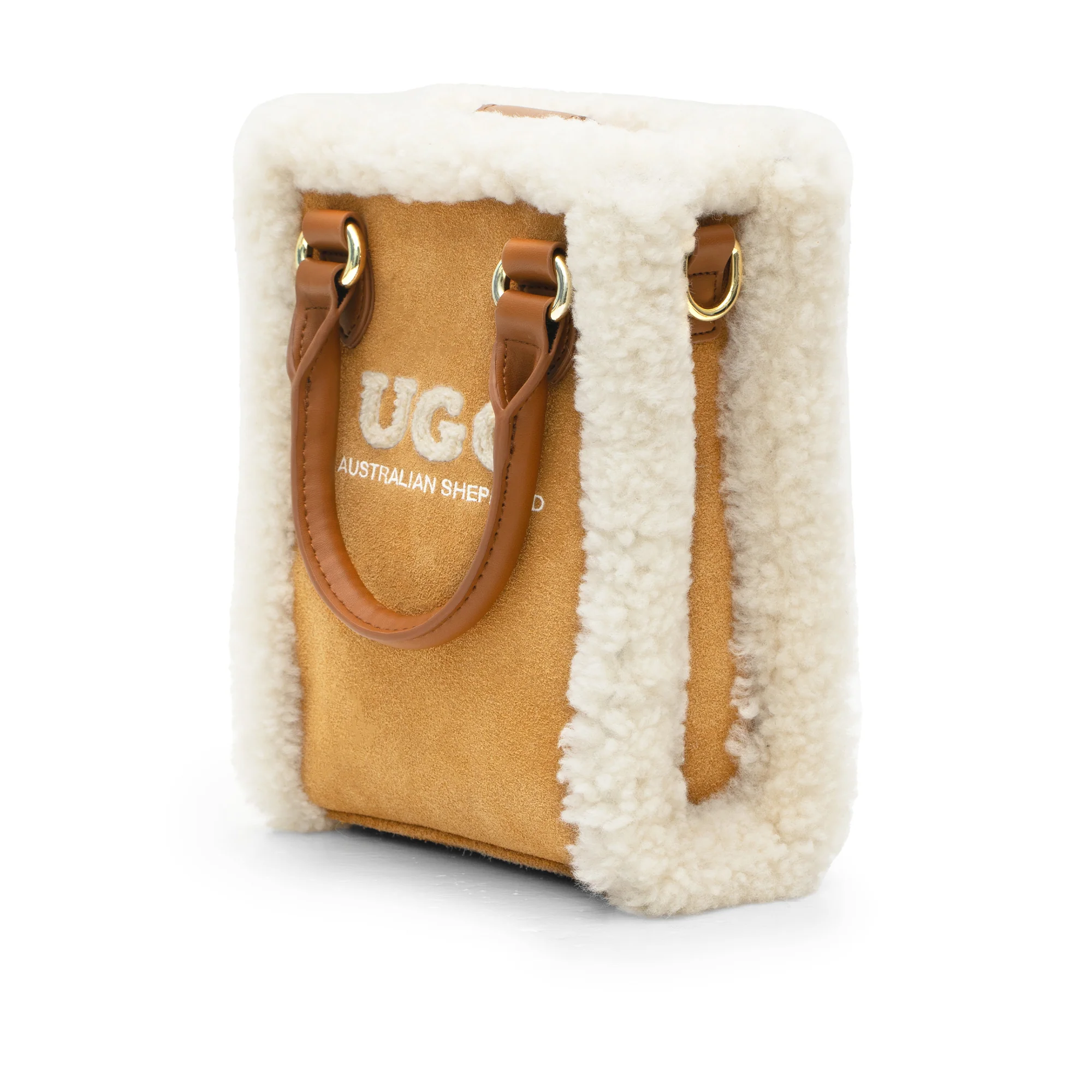 UGG Wool Bag with Adjustable Strap - Image 3