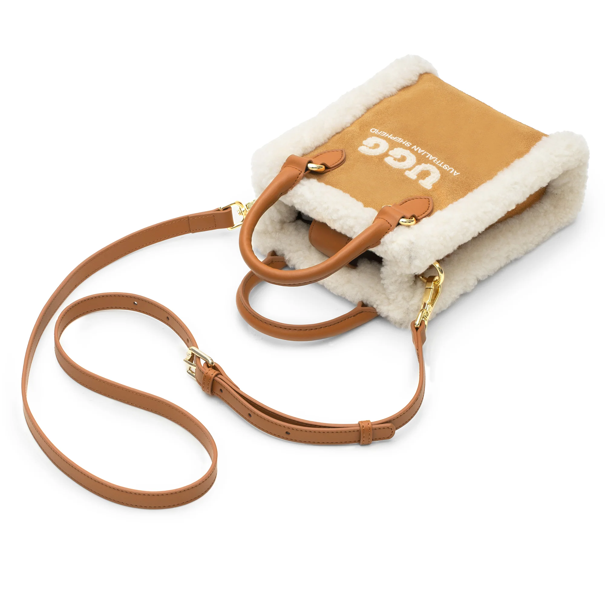 UGG Wool Bag with Adjustable Strap - Image 5