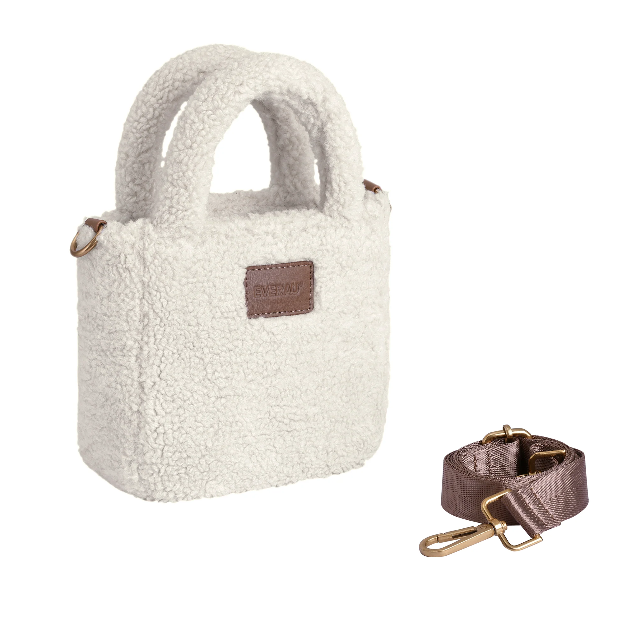 Vegan Adjustable Shoulder Handbag - Image 12