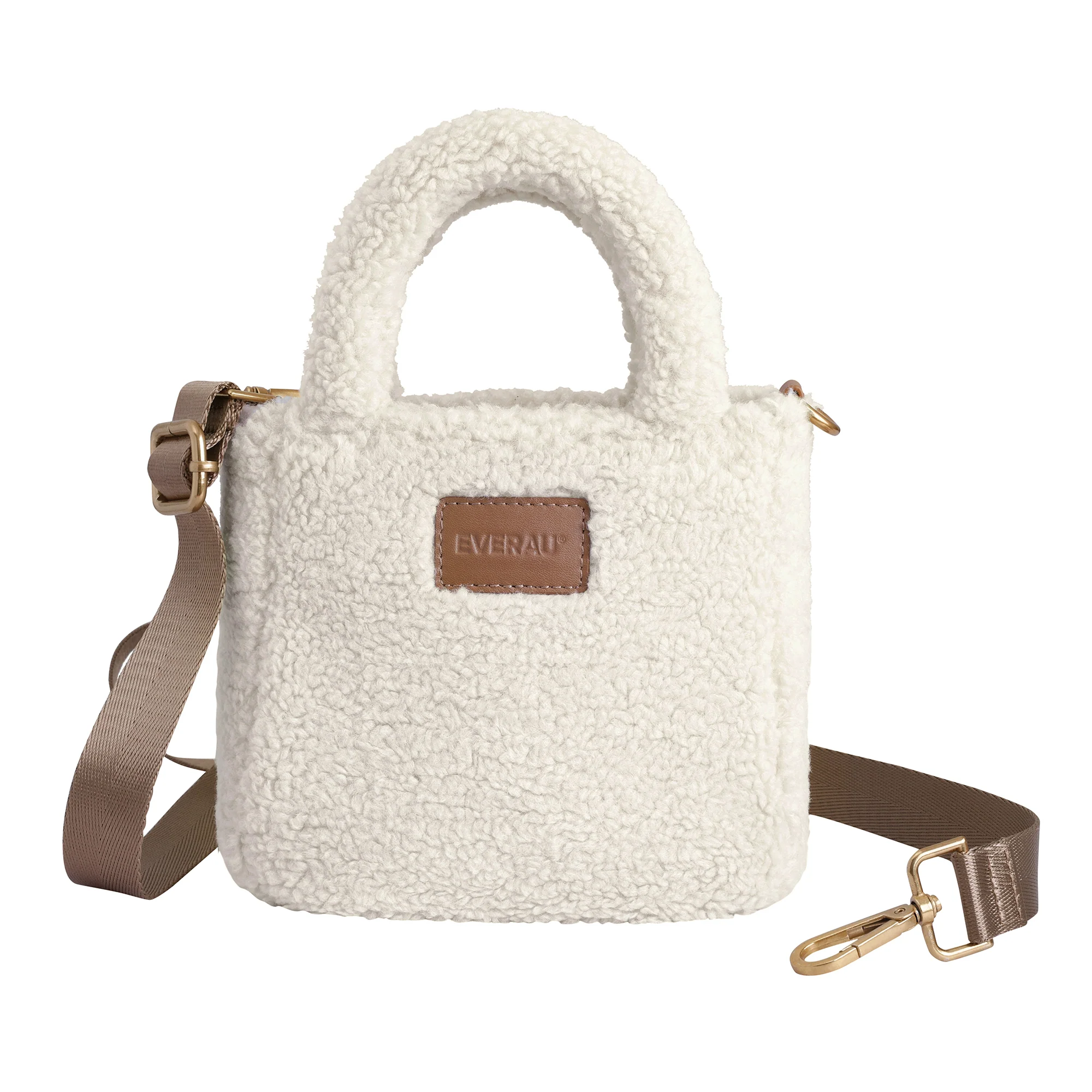 Vegan Adjustable Shoulder Handbag - Image 8