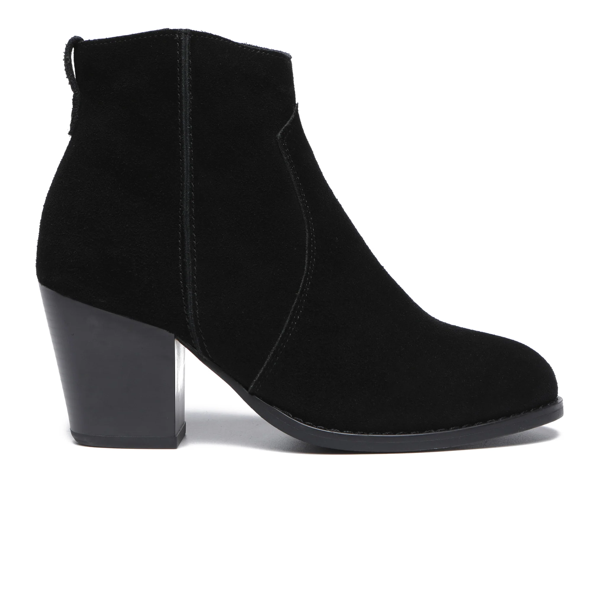 Vera Suede Ankle Zipper Boots - Image 7