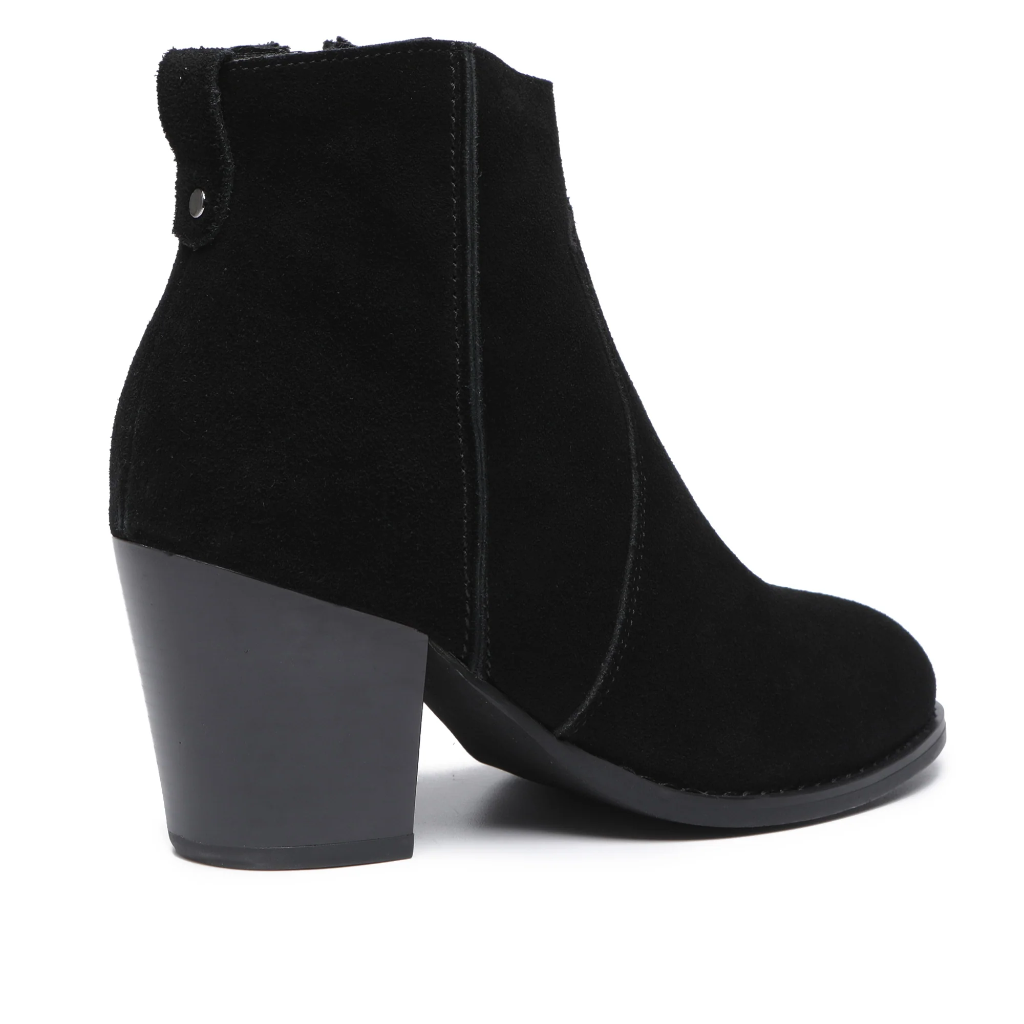 Vera Suede Ankle Zipper Boots - Image 9