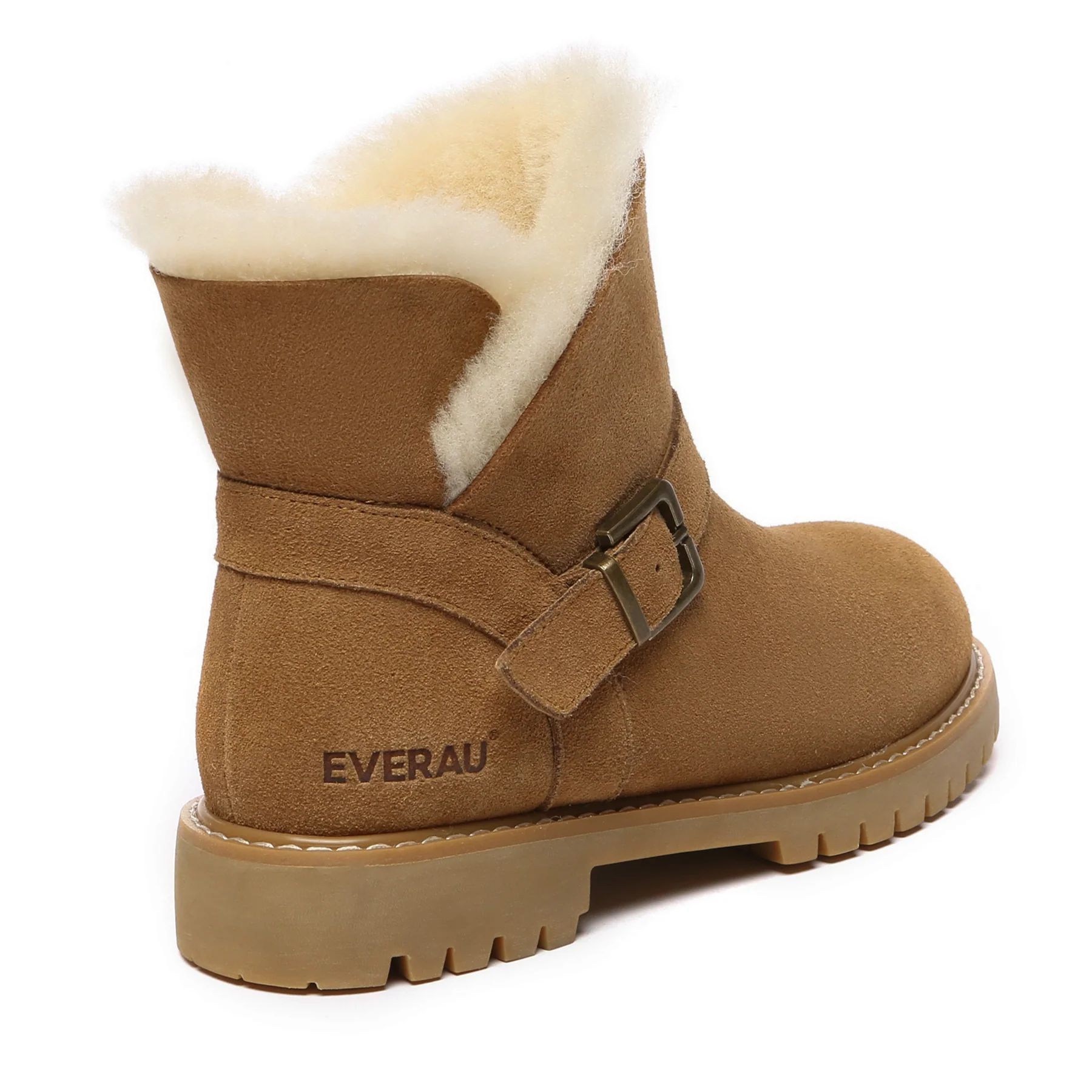 Women Buckle Mini UGG Boots - Image 3