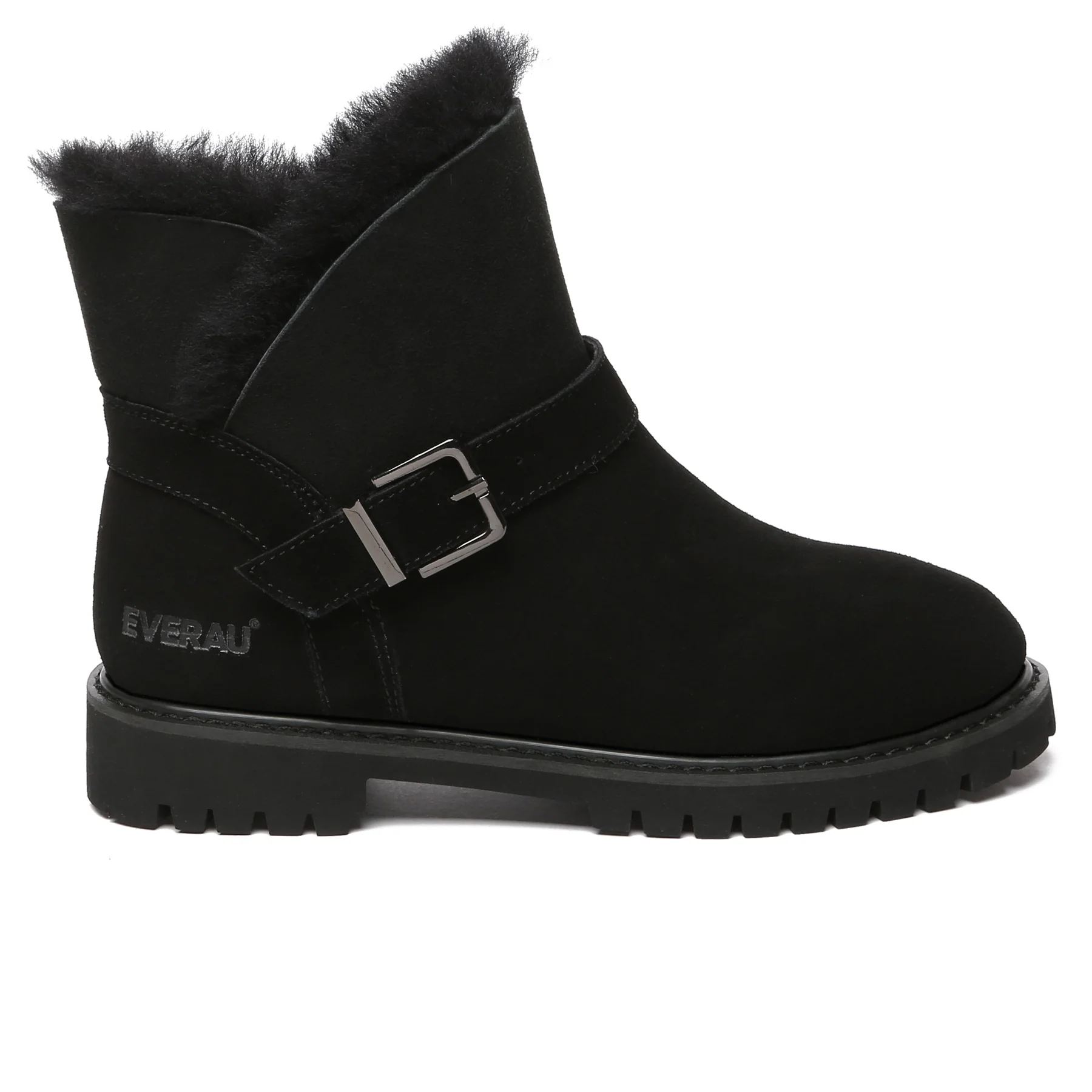 Women Buckle Mini UGG Boots - Image 7