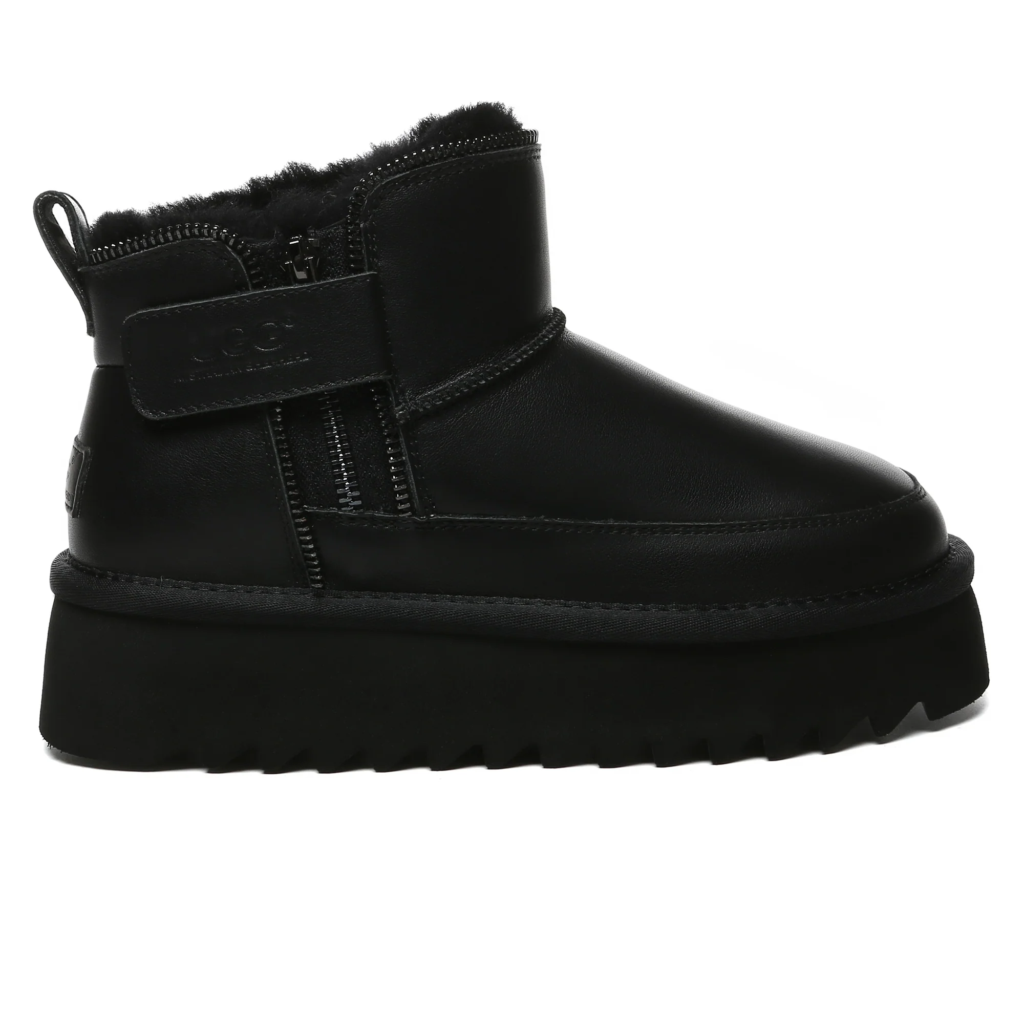 Zipper Ankle UGG Platform Boots - Image 6