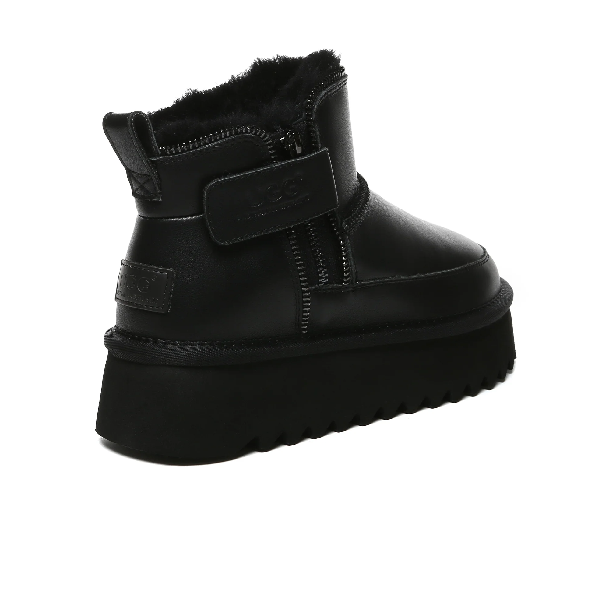 Zipper Ankle UGG Platform Boots - Image 7