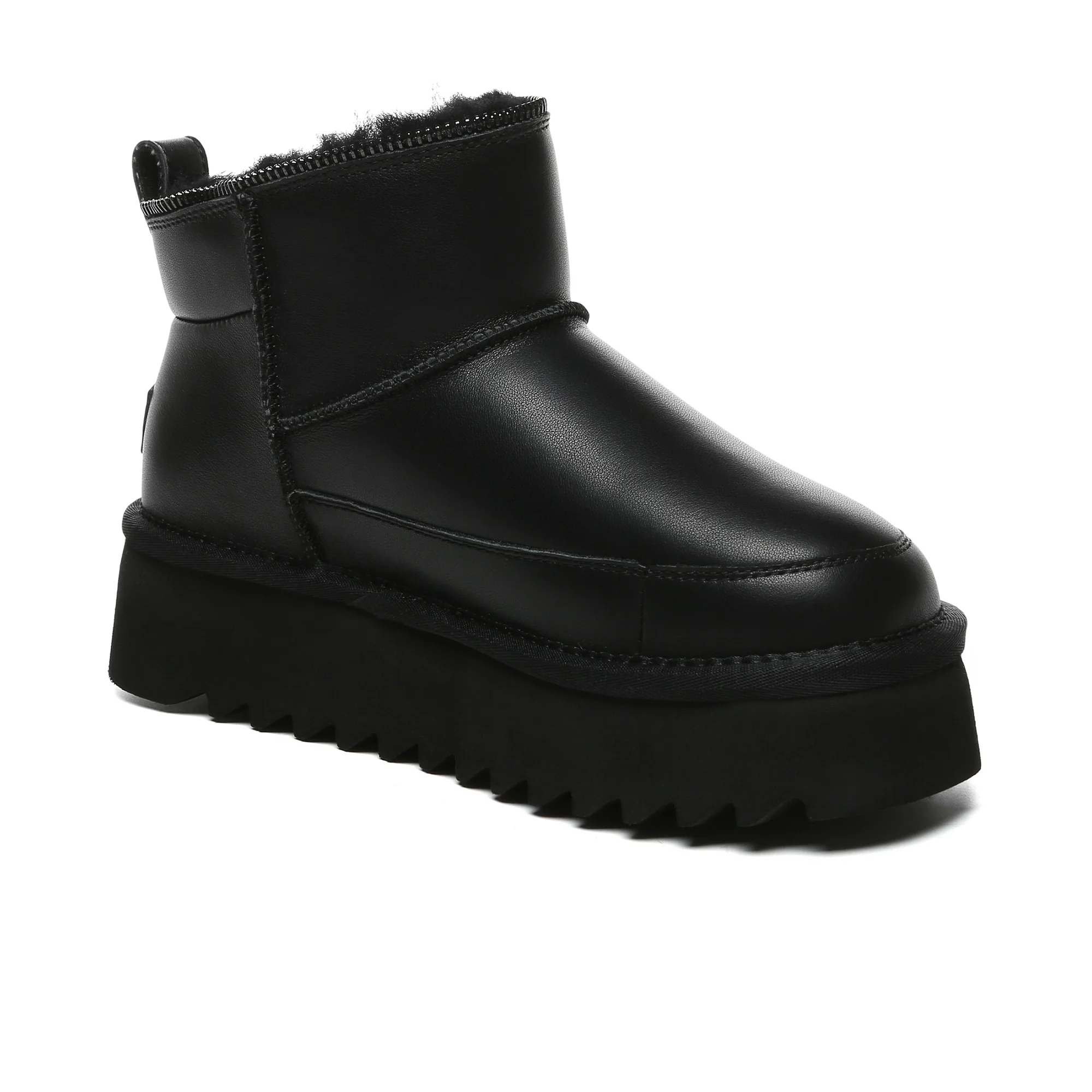 Zipper Ankle UGG Platform Boots - Image 8